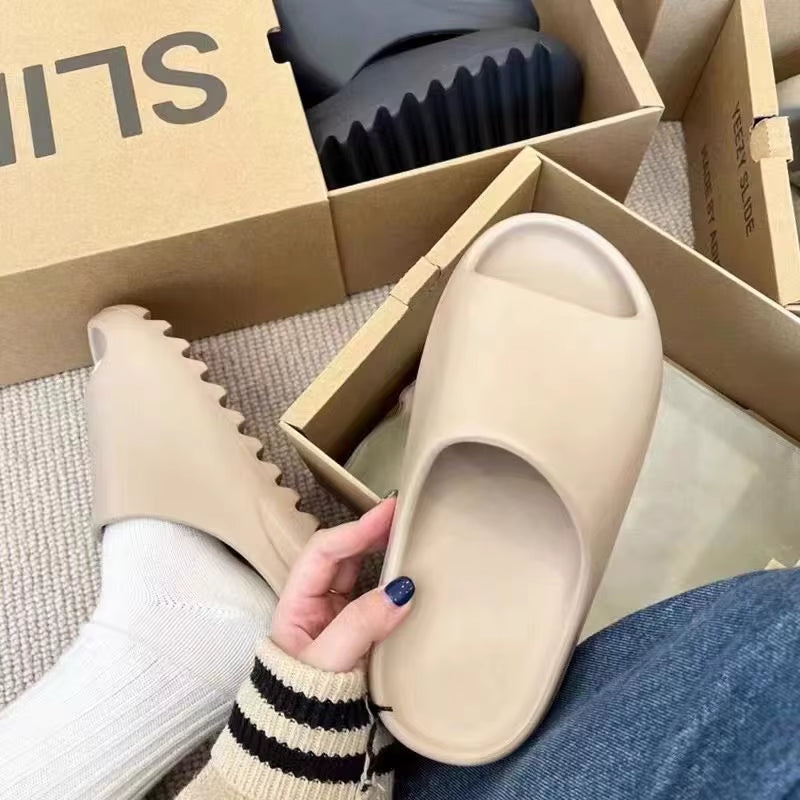 High Quality EVA Soft Thick Soled Slippers Women'S Summer Fashion Wear Slippers Home Home Sandals Men'S Beach Shoes