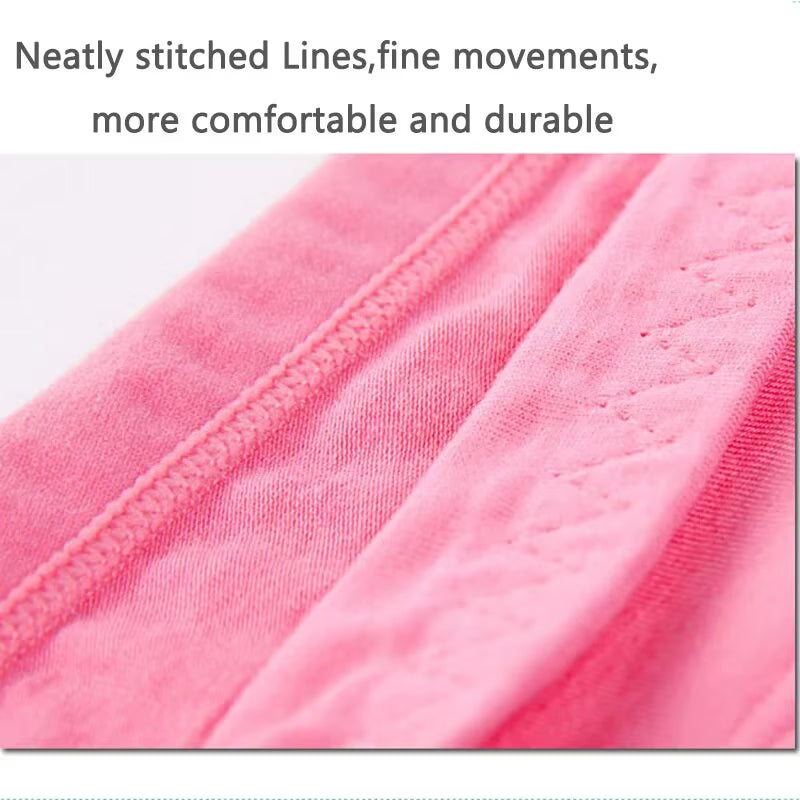 7Pcs/Lot Women'S Panties plus Size Underwear Cotton Briefs Girls Soft Pantys Female Intimates Underpant for Women Sexy Lingeries