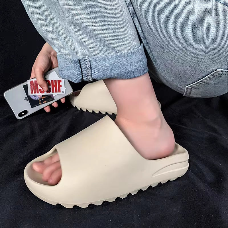 High Quality EVA Soft Thick Soled Slippers Women'S Summer Fashion Wear Slippers Home Home Sandals Men'S Beach Shoes