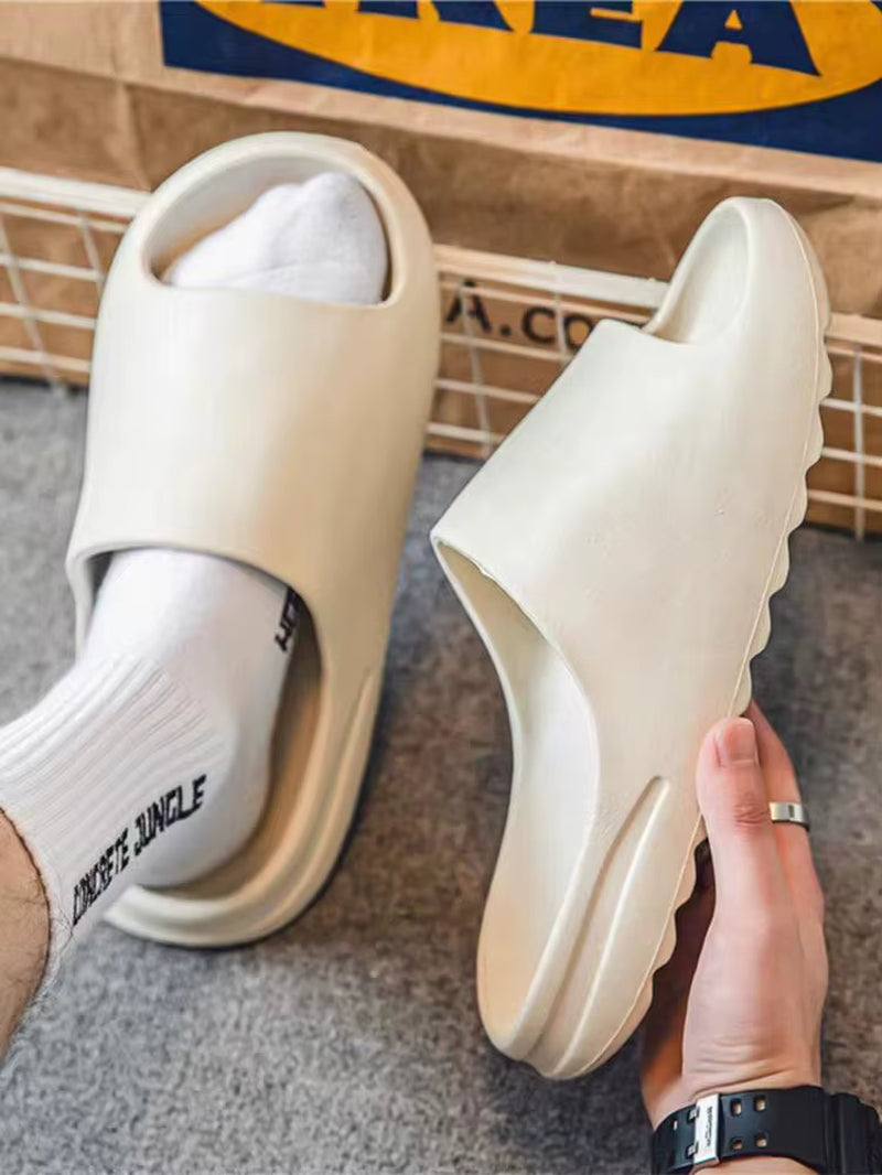 High Quality EVA Soft Thick Soled Slippers Women'S Summer Fashion Wear Slippers Home Home Sandals Men'S Beach Shoes
